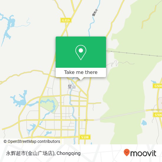 永辉超市(金山广场店) map