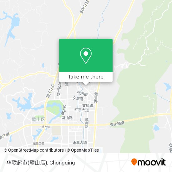 华联超市(璧山店) map