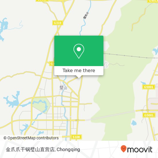 金爪爪干锅璧山直营店 map