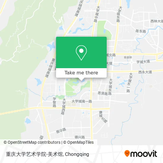 重庆大学艺术学院-美术馆 map