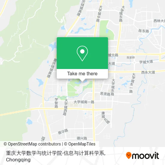 重庆大学数学与统计学院-信息与计算科学系 map