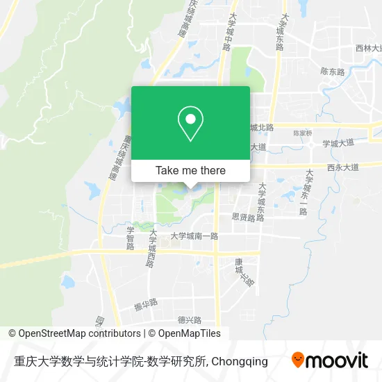 重庆大学数学与统计学院-数学研究所 map