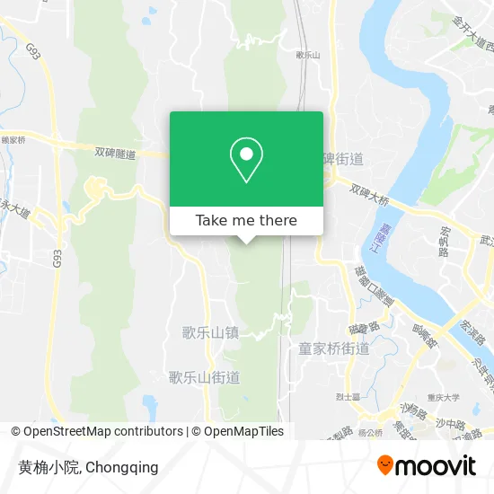黄桷小院 map