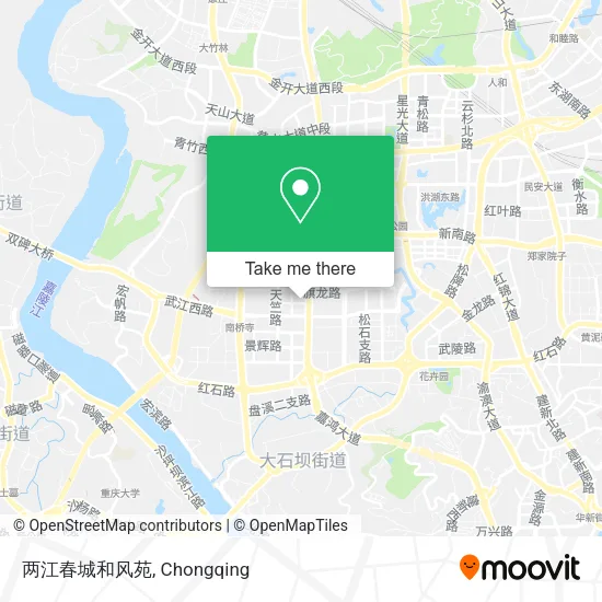 两江春城和风苑 map