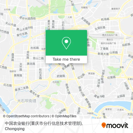 中国农业银行(重庆市分行信息技术管理部) map