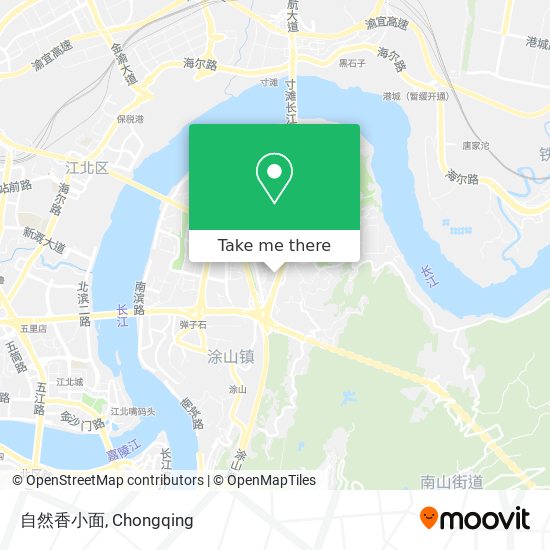 自然香小面 map