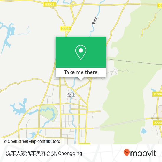 洗车人家汽车美容会所 map