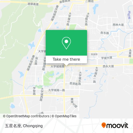 五星名座 map