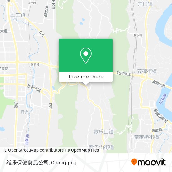 维乐保健食品公司 map