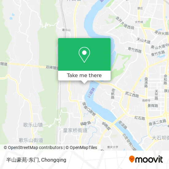 半山豪苑-东门 map