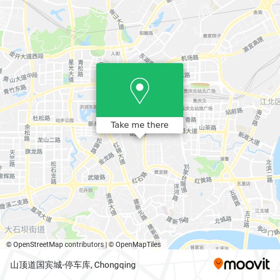 山顶道国宾城-停车库 map