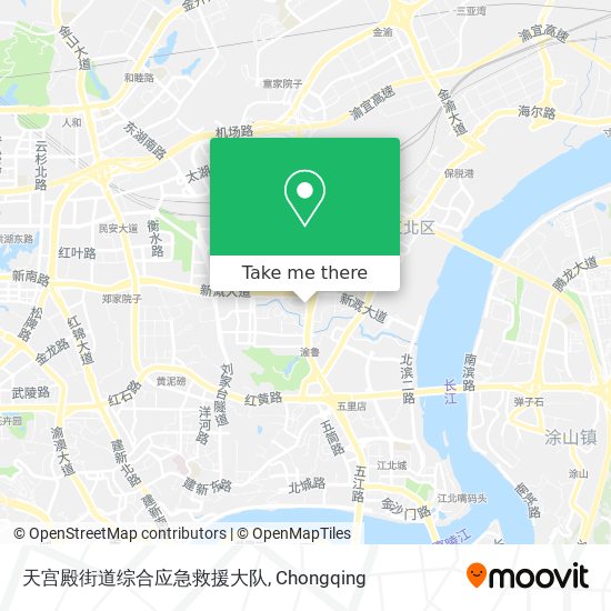 天宫殿街道综合应急救援大队 map