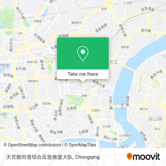 天宫殿街道综合应急救援大队 map