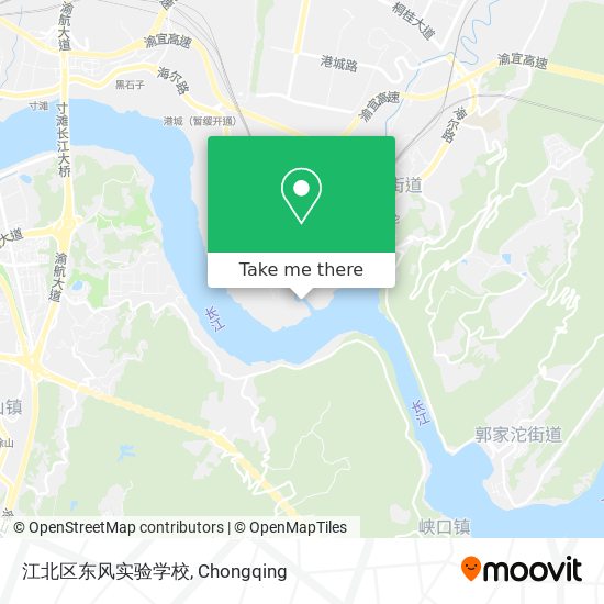 江北区东风实验学校 map