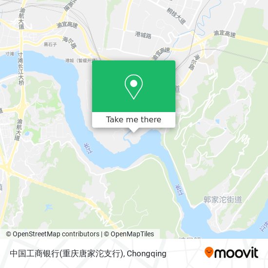 中国工商银行(重庆唐家沱支行) map