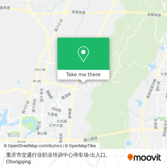 重庆市交通行业职业培训中心停车场-出入口 map