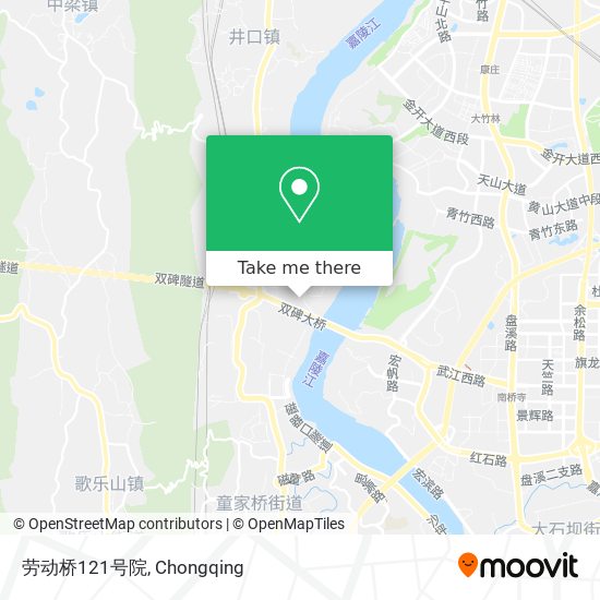 劳动桥121号院 map