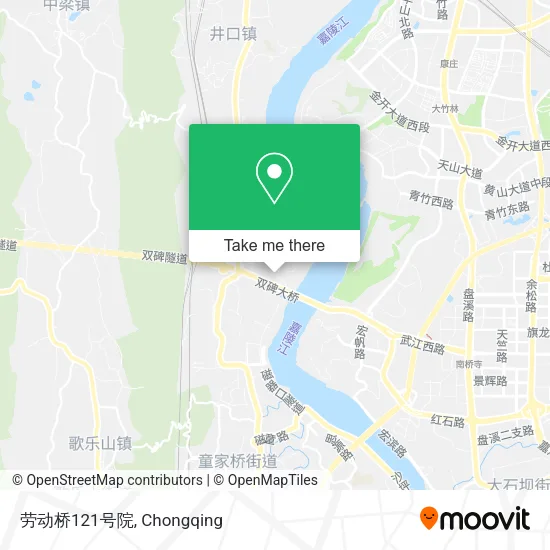 劳动桥121号院 map