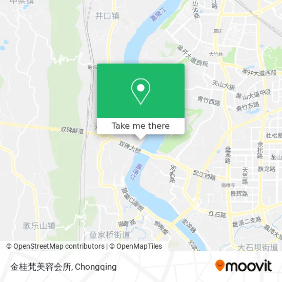 金桂梵美容会所 map