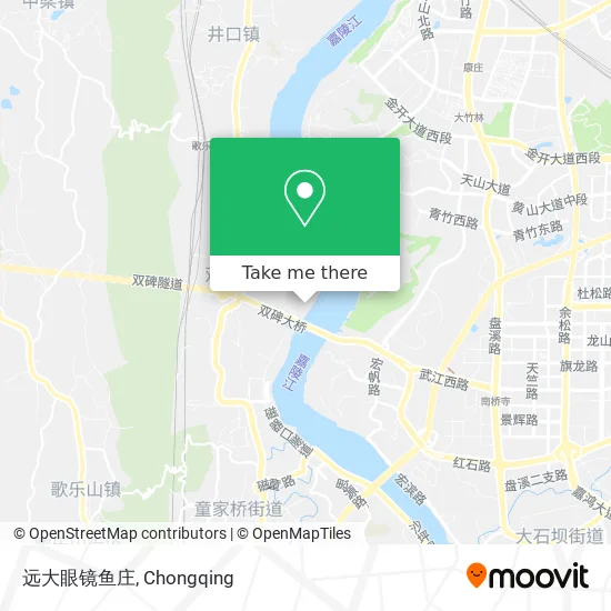 远大眼镜鱼庄 map
