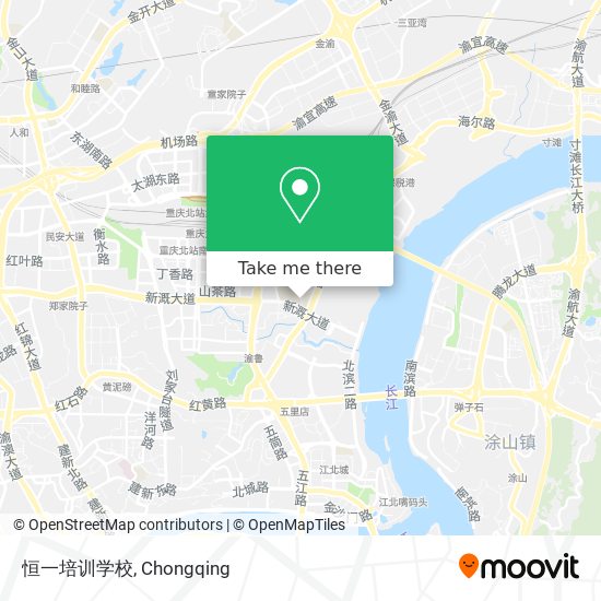 恒一培训学校 map