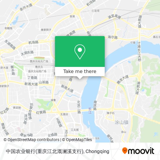 中国农业银行(重庆江北溉澜溪支行) map