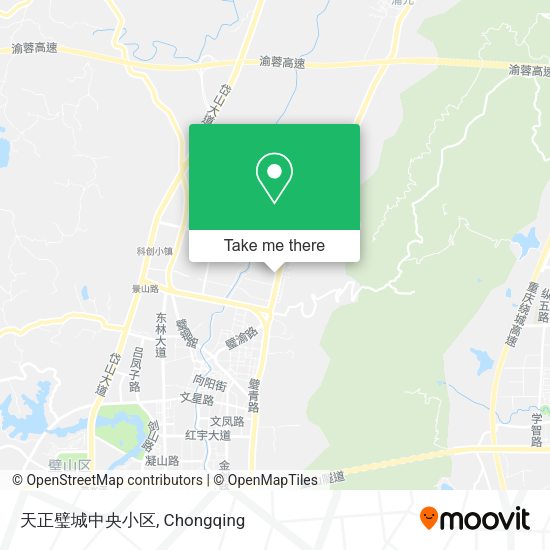 天正璧城中央小区 map