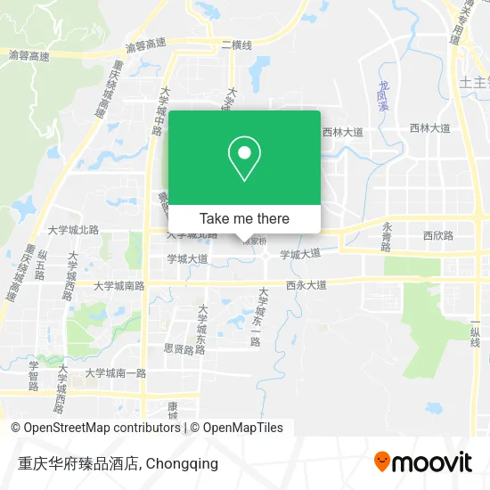 重庆华府臻品酒店 map