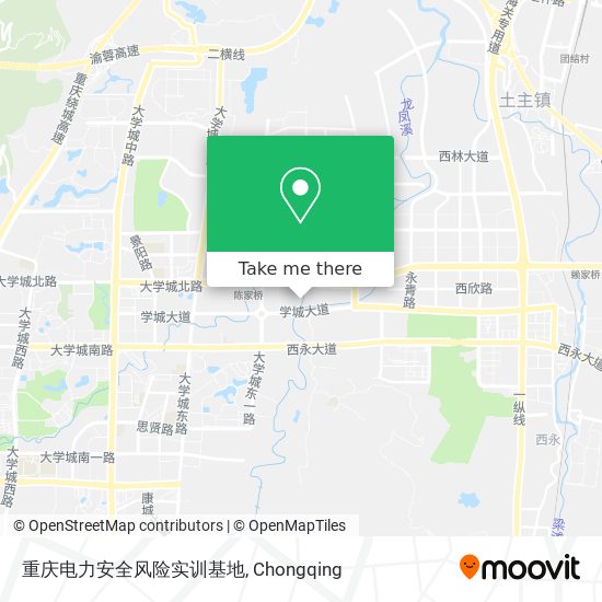 重庆电力安全风险实训基地 map
