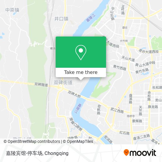 嘉陵宾馆-停车场 map