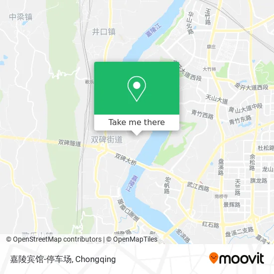 嘉陵宾馆-停车场 map