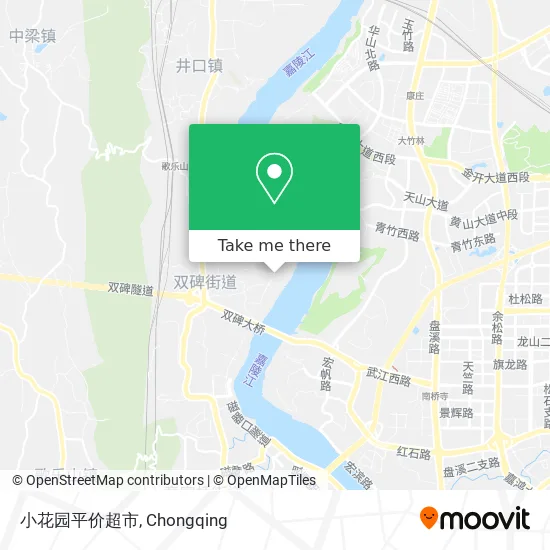 小花园平价超市 map