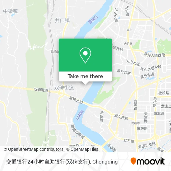 交通银行24小时自助银行(双碑支行) map
