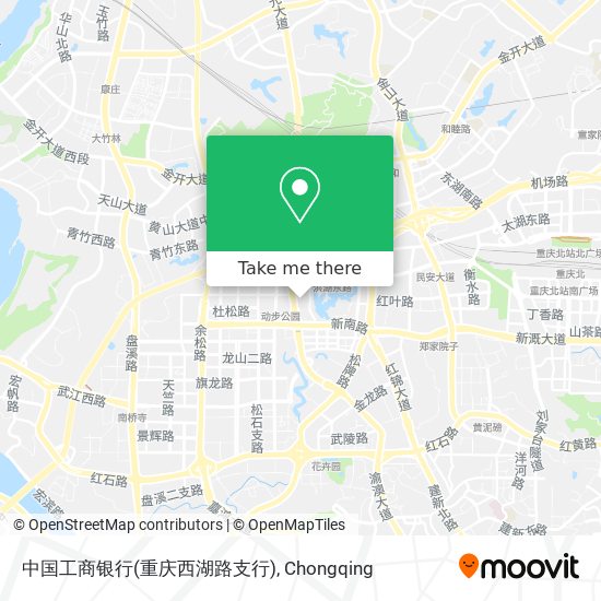 中国工商银行(重庆西湖路支行) map