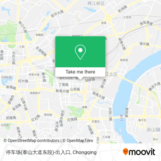 停车场(泰山大道东段)-出入口 map