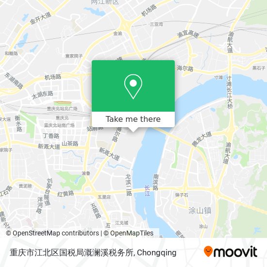 重庆市江北区国税局溉澜溪税务所 map