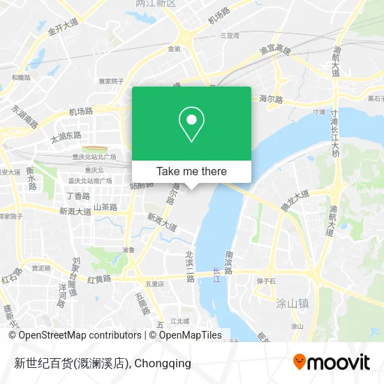 新世纪百货(溉澜溪店) map