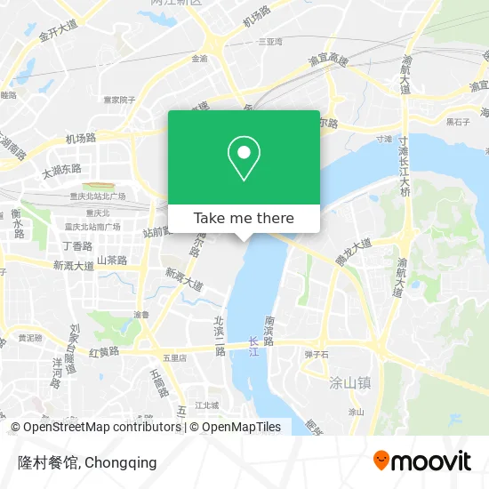 隆村餐馆 map
