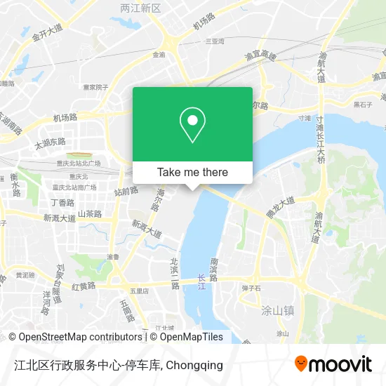 江北区行政服务中心-停车库 map