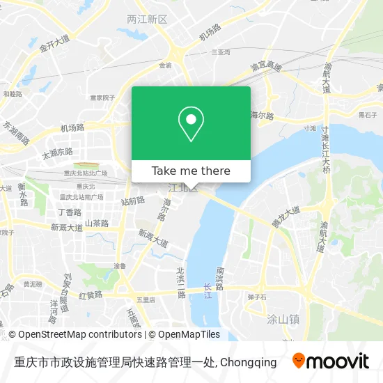 重庆市市政设施管理局快速路管理一处 map