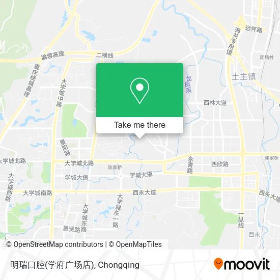 明瑞口腔(学府广场店) map