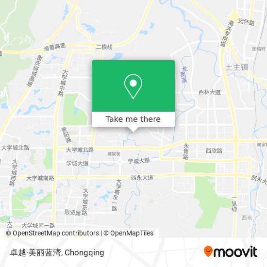 卓越·美丽蓝湾 map