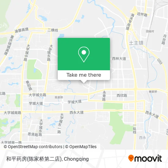 和平药房(陈家桥第二店) map