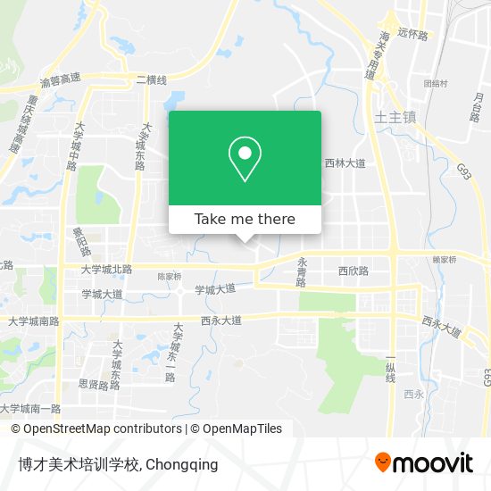 博才美术培训学校 map