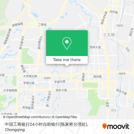 中国工商银行24小时自助银行(陈家桥分理处) map