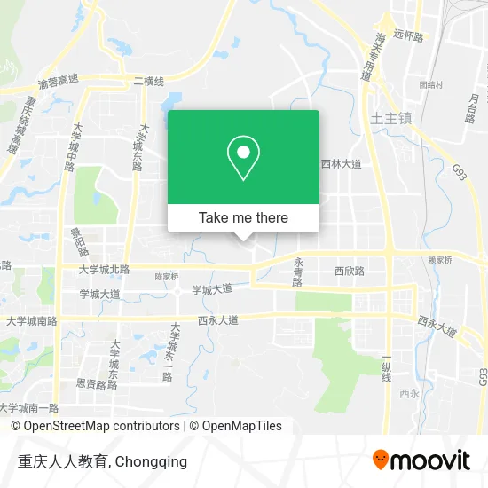 重庆人人教育 map