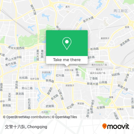 交警十六队 map