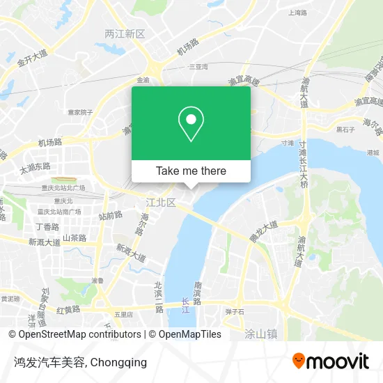 鸿发汽车美容 map