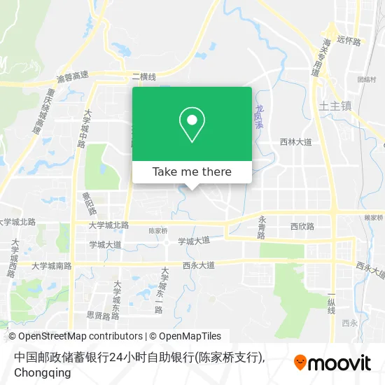 中国邮政储蓄银行24小时自助银行(陈家桥支行) map