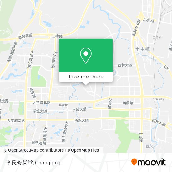 李氏修脚堂 map